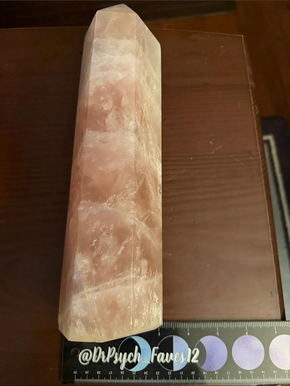 Polished Rose Quartz Point Tower - Pink Crystal Accent